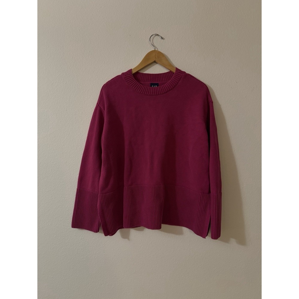 GAP Ladies' Cotton Sweater, Color Pink, Size XL (177) - Picture 4 of 7